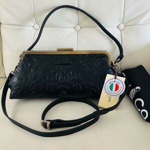 NWT GIANNI CONTI SATCHEL CROSSBODY SHOULDER BAG